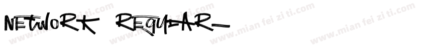 network regular字体转换